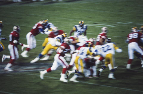 Football - 49ers V. Rams Fine Art Print