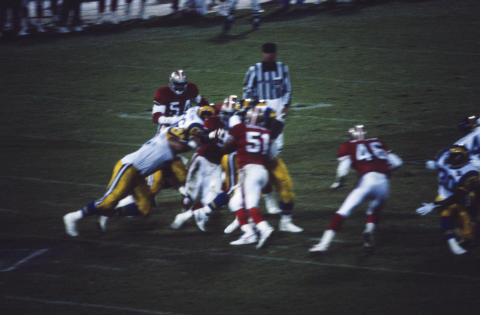 Football - 49ers V. Rams Fine Art Print