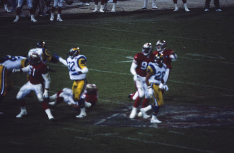 Football - 49ers V. Rams Fine Art Print