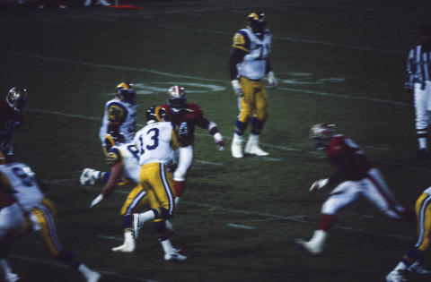 Football - 49ers V. Rams Fine Art Print