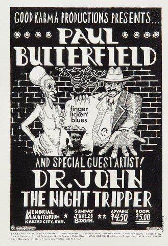 Paul Butterfield Handbill
