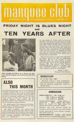Ten Years After Handbill