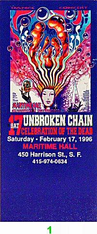 Unbroken Chain Vintage Ticket