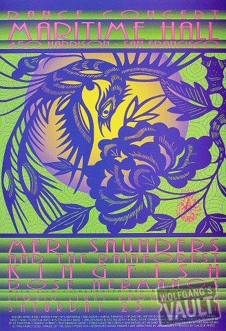 Merl Saunders and the Rainforest Band Poster