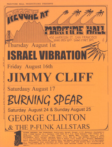 Israel Vibration Handbill