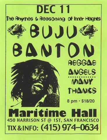 Buju Banton Handbill