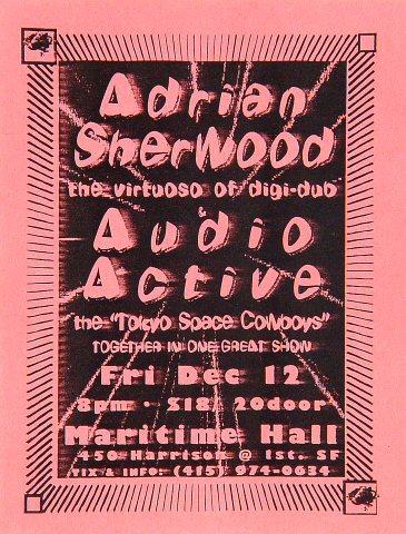Adrian Sherwood Handbill