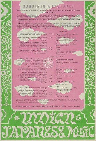 Indian and Japanese Music Poster