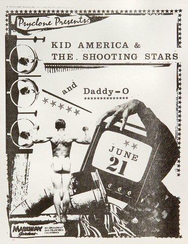 Kid America & the Shooting Stars Handbill