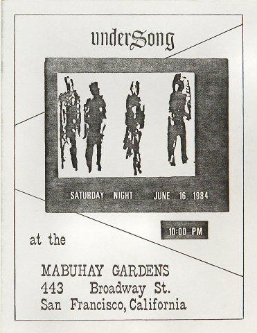 Undersong Handbill
