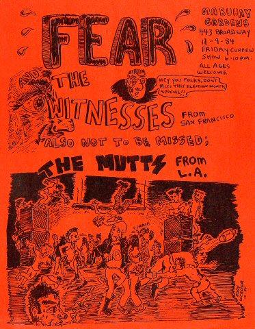 Fear Handbill