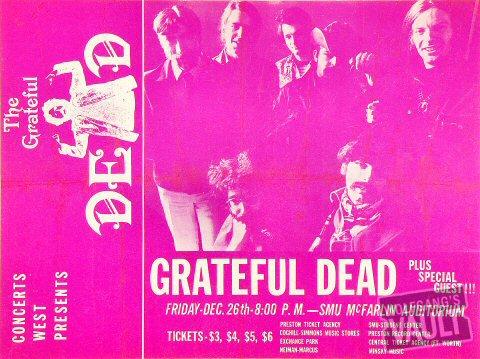 Grateful Dead Handbill