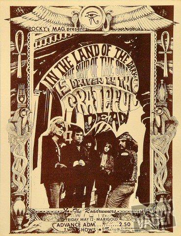 Grateful Dead Handbill
