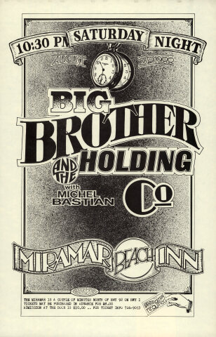 Big Brother and the Holding Company Poster