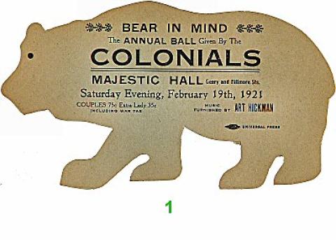 Bear in Mind Vintage Ticket
