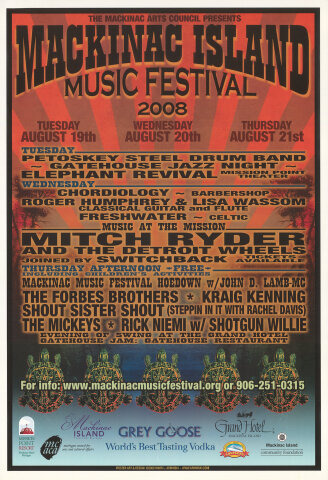 Mackinac Island Music Festival Poster