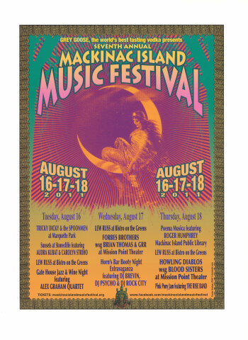 Macknac Island Music Festival Poster