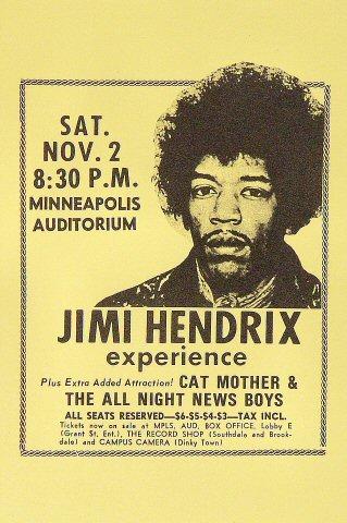 Jimi Hendrix Experience Handbill