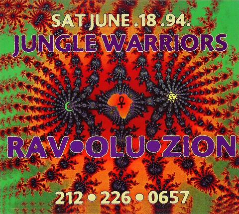 Jungle Warriors Ravoluzion Handbill