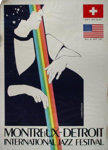 Montreaux-Detroit International Jazz Festival Poster