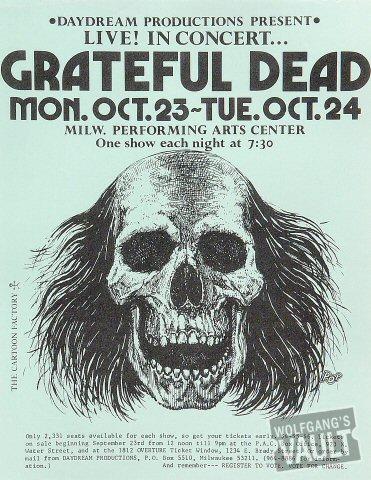 Grateful Dead Handbill