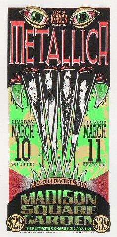 Metallica Handbill