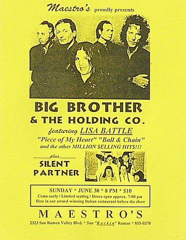 Big Brother and the Holding Company Postcard