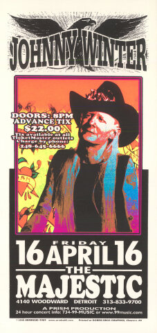 Johnny Winter Handbill