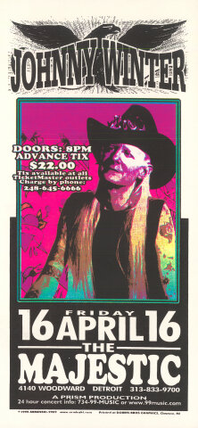 Johnny Winter Handbill