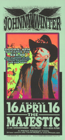 Johnny Winter Handbill