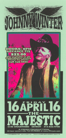 Johnny Winter Handbill