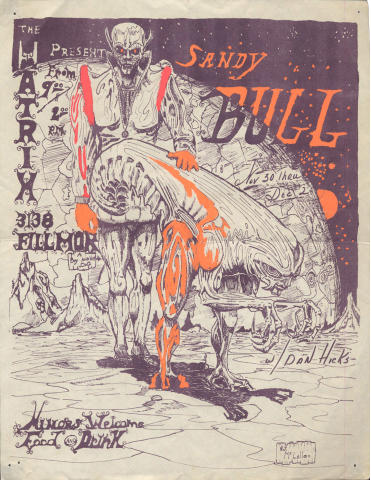 Sandy Bull Handbill