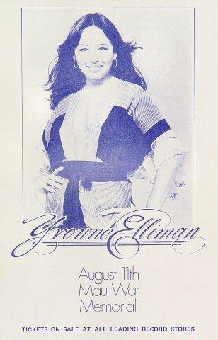 Yvonne Elliman Handbill