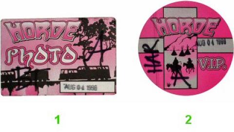 H.O.R.D.E. Festival Backstage Pass