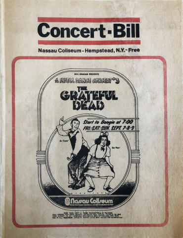 Grateful Dead Program