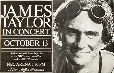 James Taylor Handbill