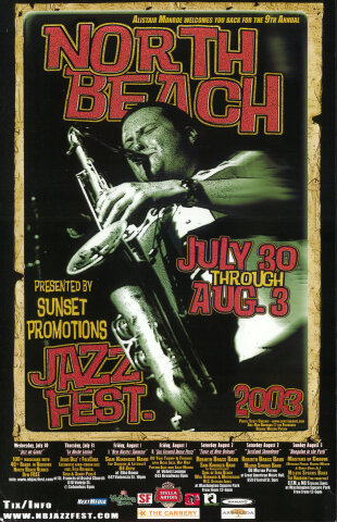 North Beach Jazz Festival Poster