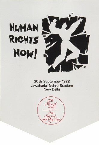 Amnesty International Benefit Handbill