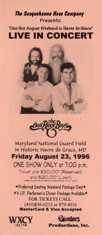 The Oak Ridge Boys Handbill