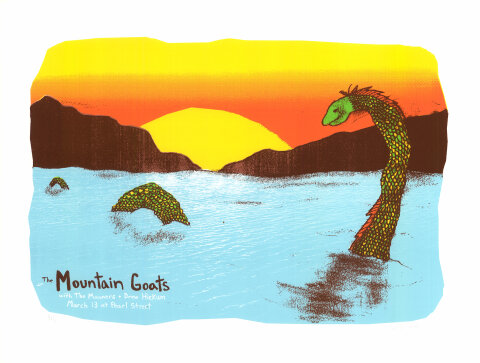 The Mountain Goats Silkscreen