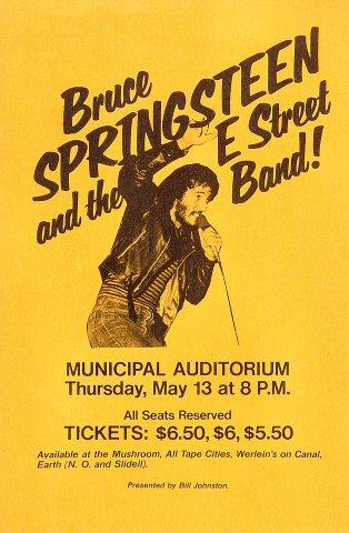 Bruce Springsteen & the E Street Band Handbill