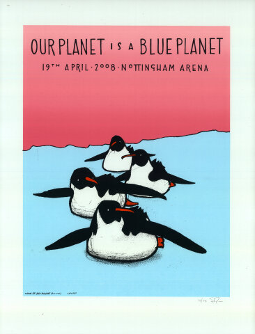 Blue Planet Live Benefit Concert Silkscreen