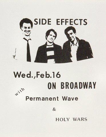 Side Effects Handbill