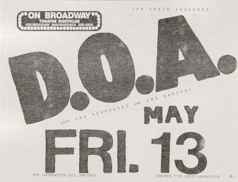 DOA Handbill