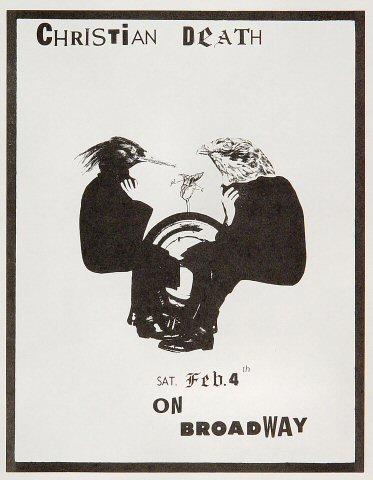 Christian Death Handbill