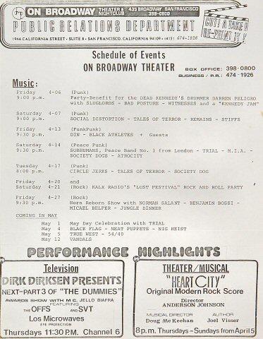 Sluglords Handbill