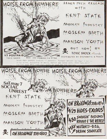 Social Unrest Handbill