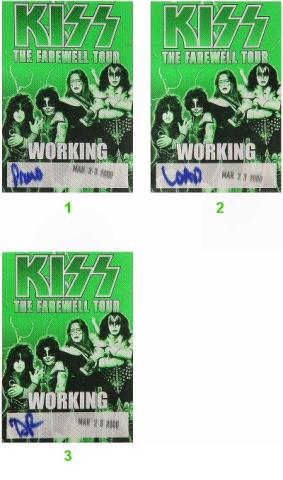 Kiss Backstage Pass
