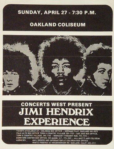 Jimi Hendrix Experience Handbill