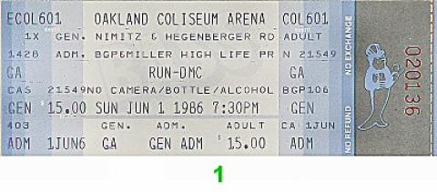 Run-D.M.C. Vintage Ticket
